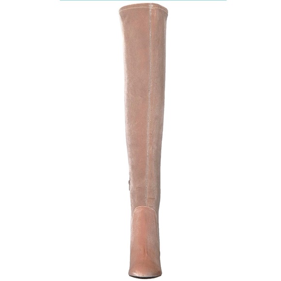 Crushing On You Baby Velvet Over The Knee Boots - Picture 6 of 6